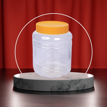 Round Strip Pet Jar 3000ml